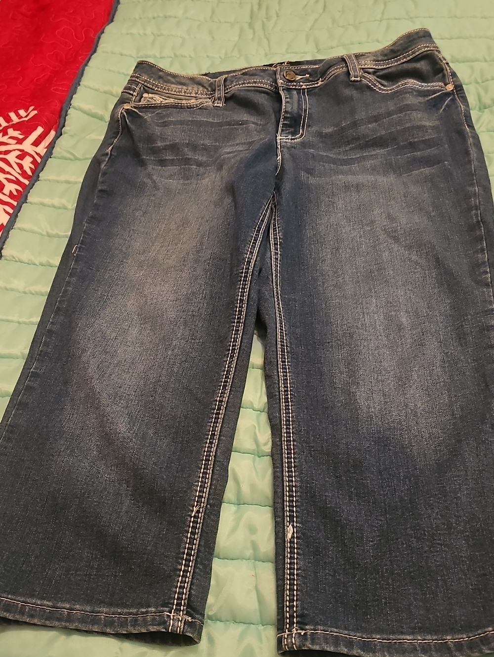 Earl Jeans Women's Faded Blue Wide-Leg Denim